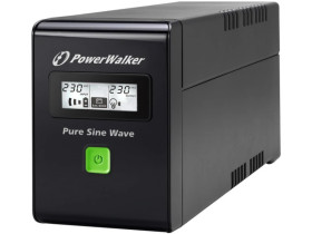 UPS POWERWALKER LINE-INTERACTIVE 800VA/480W 2x230V SCHUKO, RJ11/45 we/wy, USB, LCD VI 800 SW