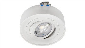 Oprawa Alaska Mini Wpust Biała Gu10 Wpuszczana Sufitowa Regulowana Premiumled