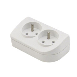 Gniazdo Elektryczne GN-20 2X Z/U Z uziemieniem ELGOTECH Listwa zasilająca