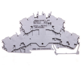 Złączka 2-piętrowa 2,5mm2 szara TOPJOBS 2002-2401 /50szt./