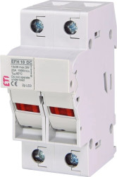 Podstawa bezpiecznikowa 2P 25A 1000V DC 10x38mm EFH 10 L DC 002540213