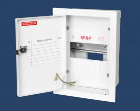 Rozdzielnica modułowa 1x6 podtynkowa IP30 RP-6-P
