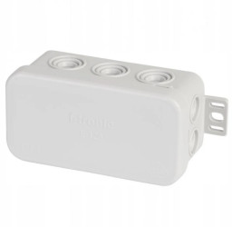 Puszka instalacyjna natynkowa typu KLIK 85x44x40mm hermetyczna IP54 szara E126 F-TRONIC