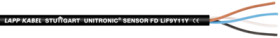 PUR sensor line UNITRONIC SENSOR FD 3 x 0.25 mm², unshielded, black, 7038889