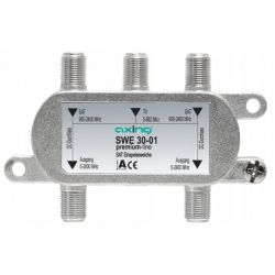 Zwrotnica antenowa Sumator RTV + 2x TV SAT (TWIN) SWE 30-01 AXING