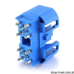 D4S10V-40MA5-C Twin Straight PCB Plug Blue THT ROSENBERGE