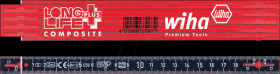 37067 Longlife® Plus Composite folding ruler, 2 m