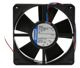 Wentylator osiowy 12 V DC DC 119 x 119 x 32mm 5W 170m³/h 45dB IP68 417mA