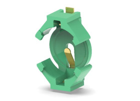 Uchwyt do baterii, x 1, maks. Ø 6.8 x 2.1mm, montaż na PCB