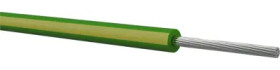 PVC-switching strand, LiYv, 0.5 mm², 16 x 0.2 mm, green/yellow, outer Ø 1.8 mm, 060105028