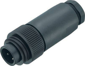 binder 99 0201 160 07-20 Złącze męskie kablowe złącze męskie proste Seria: 692 Łączna ilość styków: 7 + PE 1 szt.