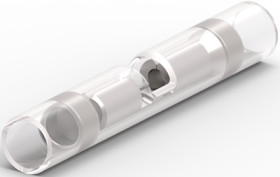Butt connectorwith insulation, 0.2-0.6 mm², AWG 24 to 20, natural, 25.78 mm, 323975