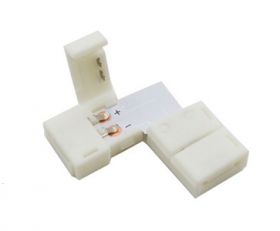 Łącznik kątowy do taśm LED 8mm 2pin (zaciskany)
