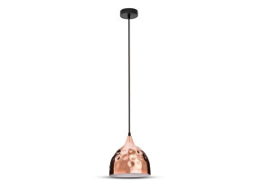 VT-8230 Lampa wisząca klosz: miedź z przetłoczeniami średnica: 230 3715 V-TAC