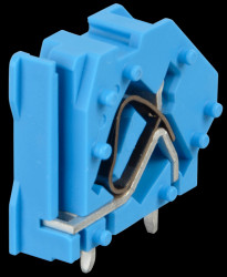 745-834 PCB terminal, modular, RM 7.5, blue