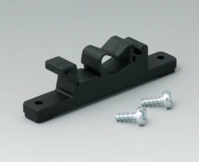 Fastening parts, PA, black, for DIN rail, B1300019