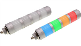 Ez500330 Lampa Sygnalizacyjna Led, O50, 4 Segmenty, Wielokolorowa Dioda Led,...