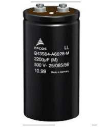 Kondensator 4700μFmontażśrubowy EPCOS roztaw: 31.7mm 76.9 x 130.7mm