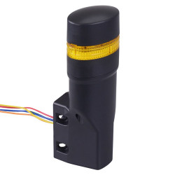 LD6A-1WQB-Y Yellow Stack Light LED Tower Wall Mount 24VAC/DC IDEC