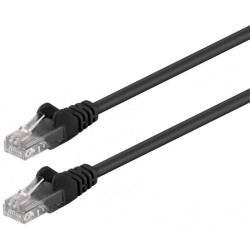 Kabel LAN Kat.5e UTP 2m Czarny
