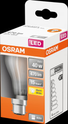 4058075437241 LED lamp STAR RETRO B22d, 4 W, 470 lm, 2700 K