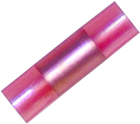 Butt connectorwith insulation, 0.5-1.0 mm², red, 14 mm, 1491460000