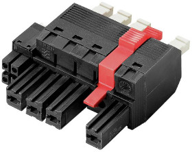 Weidmüller 2628730000 Obudowa złącza pin żeńskiego na kabel BVFL 7.62HP/03/180MF2 BCF/06R SN BK BX, piny: 3, 35 A, 42 sz