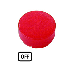 Nakładka głowicy przycisku, kolor: Czerwony, Eaton, M22
