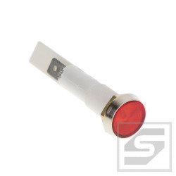 Kontrolka z neonówką C027500NAE 230VAC;Otw:10mm;IP20;BULGIN;RoHS