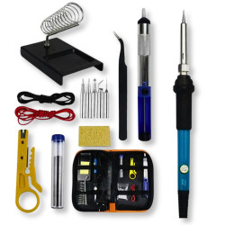 Zestaw lutowniczy LUTOWNICA PRECYZYJNA 60W + Walizka+ DUŻY Stojak+ Walizka