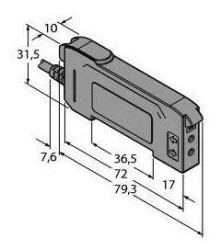 Czujnik światłowodowy Turck DF-G2-PS-2M 3087556 1 szt.