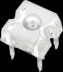 30-01-B84-RFC-D4T1U1DH-AM Super flux LED, 7.6x7.6 mm, 70°, red, 8660 mcd, 85°