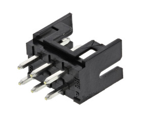 Wtyk PCB 6-pinowe raster: 2.0mm 2-rzędowe Hirose Przewlekany 2.0A 250.0 V.