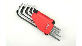 Klucze Hex Zestaw 9-Częściowy 2-10Mm Cr-V