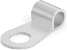 Uninsulated ring cable lug, 16.8-26.7 mm², AWG 4, 9.53 mm, metal, 321121