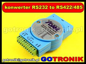 YDAM-4520 konwerter RS232 to RS422/RS485 z izolacją