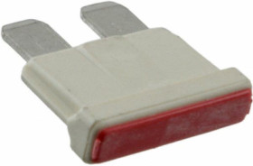 Automotive flat fuse, 25 A, 80 V, white, (L x W x H) 19 x 5 x 19 mm, 166.7000.5252