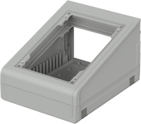 ABS enclosure, (L x W x H) 199 x 157.5 x 120 mm, light gray, IP40, 45320185