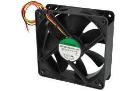 Wentylator; EEC0382B2-000U-G99; 120x120x38mm; kulkowe; 24V; DC; 5,4W; 197,2m3/h; 44dB; 224mA; 2600RPM; 3 przewody; Sunon; RoHS;
