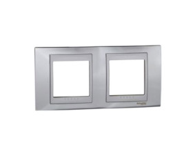 UNICA TOP Ramka 2 podwójna pozioma chrom MGU66.004.010 SCHNEIDER ELECTRIC