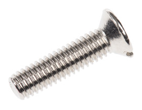 Śruby maszynowe M3 łeb z łbem stożkowym Mosiądz długość 12.0mm skok 0.50mm