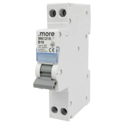 Wyłącznik różnicowo-prądowy z członem nadprądowym 1P B16A 30mA typAC