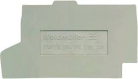 Płyta zamykająca Weidmüller ZAP/TW ZDU/ZPE 2.5N/3AN 1933800000, 50 szt.