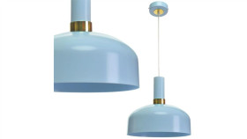 Lampa Wisząca Malmo Blue 1Xe27 Mlp6201 Milagro
