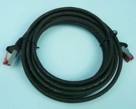 S/FTP 6e 3,00mb CZARNY Cu PATCHCORD
