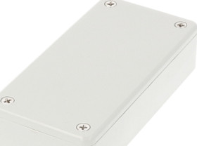 ABS enclosure, (L x W x H) 100 x 50 x 25 mm, light gray (RAL 7035), IP54, 1591ASGY