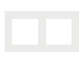 SIMON 55 Ramka 2 podwójna LINE jasnoszary mat TR2/114 KONTAKT SIMON