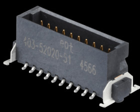 403-52020-51 One27 male straight 1.75mm 20p PL1 pitch 1,27mm