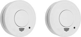 Smartwares Czujnik dymu Zestaw 2-elementowy bateryjne (Ø x W) 100 mm x 35 mm