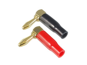 Wtyk bananowy LAW74 Talvico EFP 24 12-18AWG kątowy